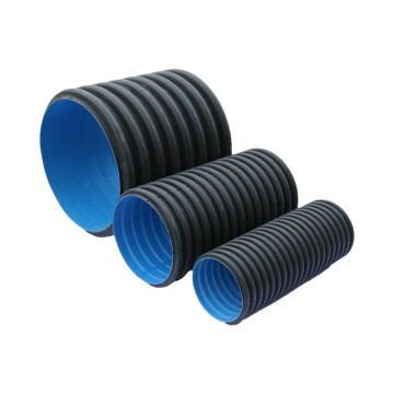 big size hdpe plumbing material double wall corrugated drainage pipe on sale